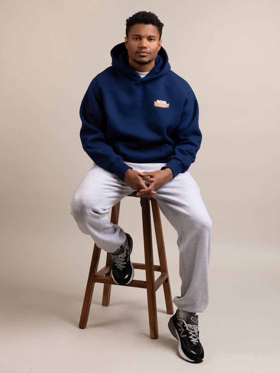 Graffiti Hoodie blue