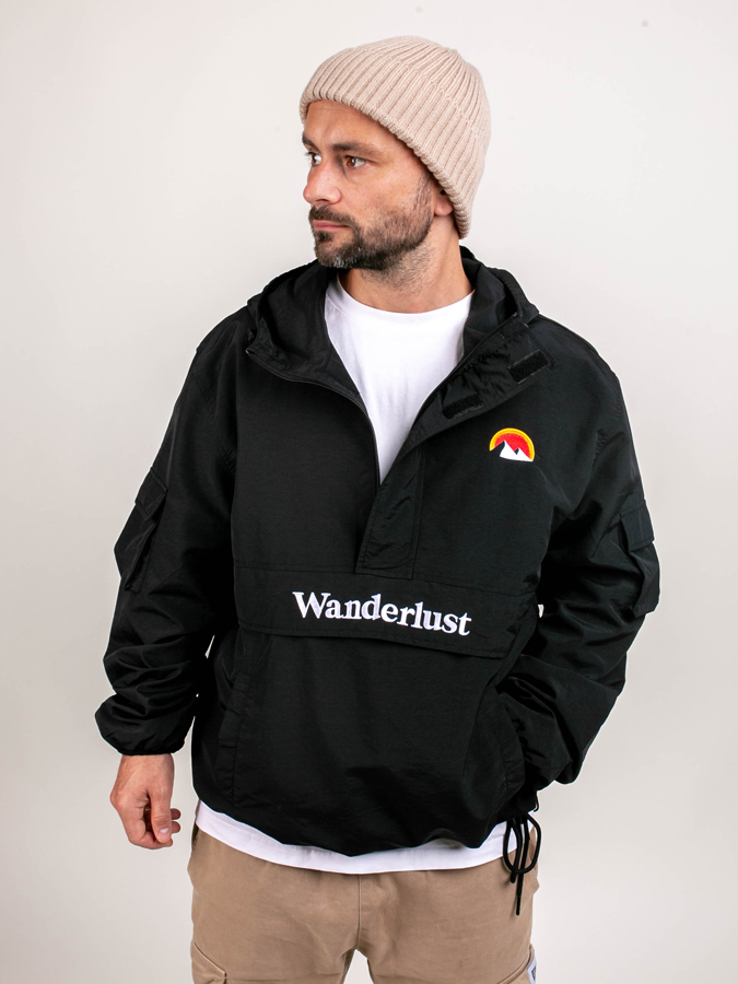 Wanderlust Windbreaker Black