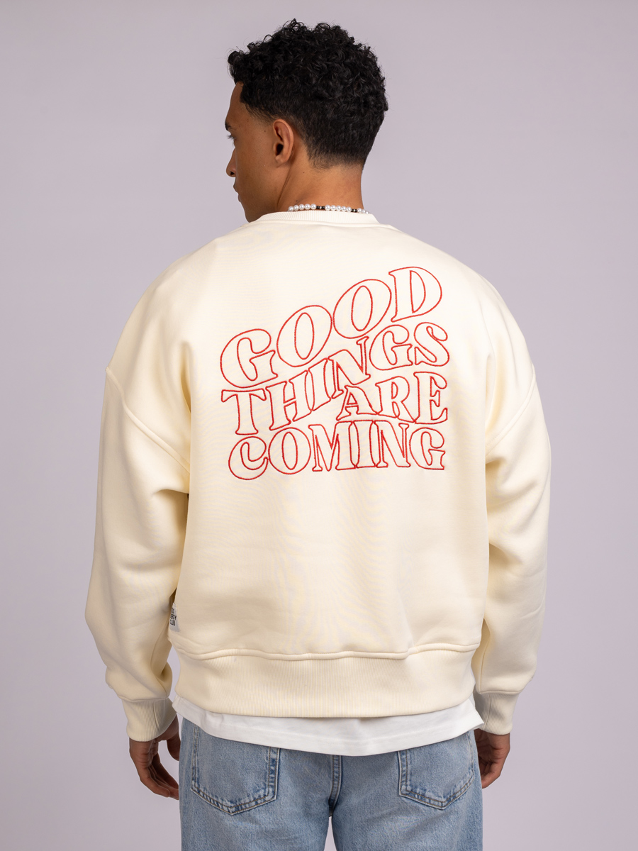 GTAC Pullover Creme Red