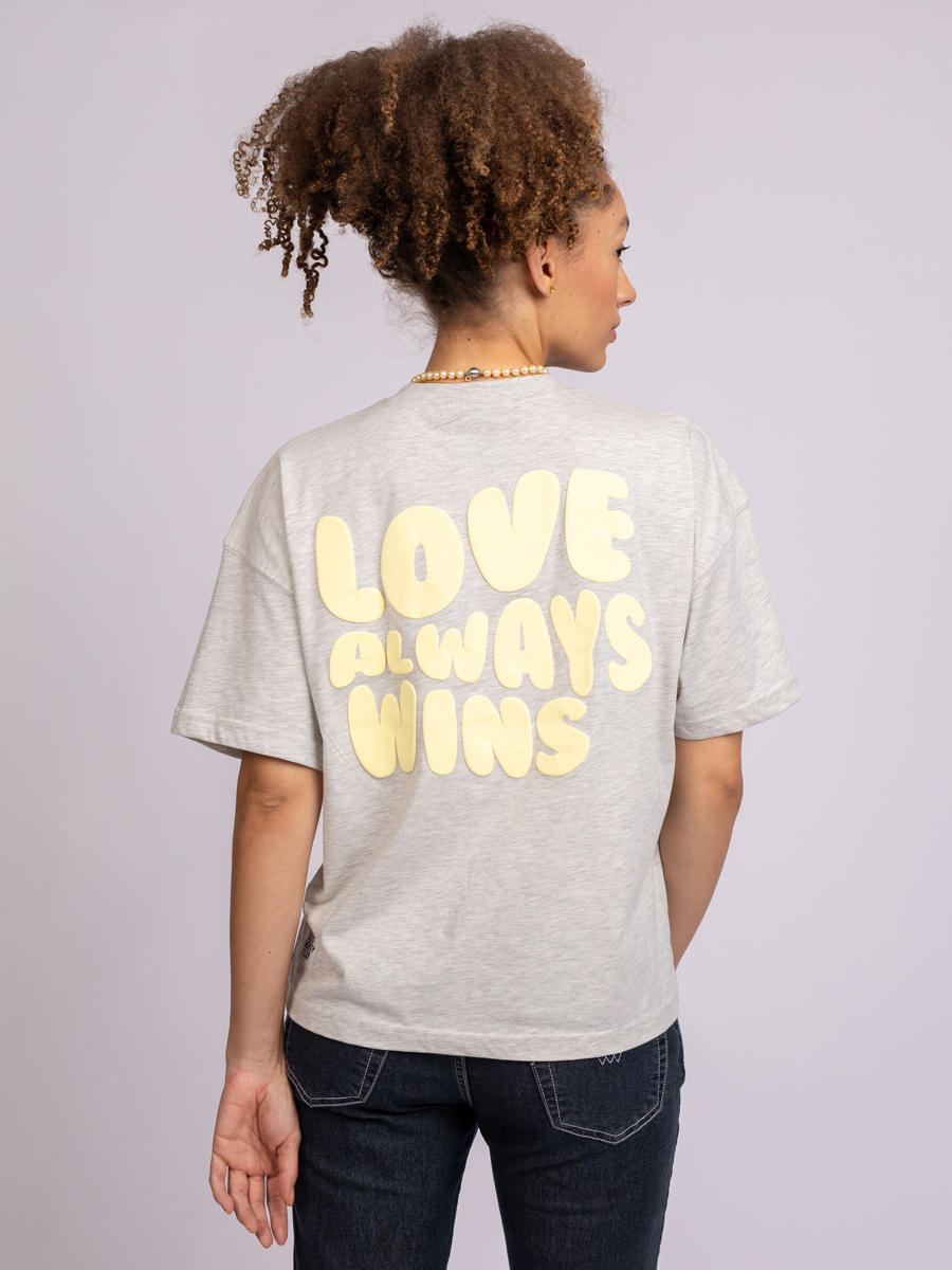 Love wins grey butter yellow
