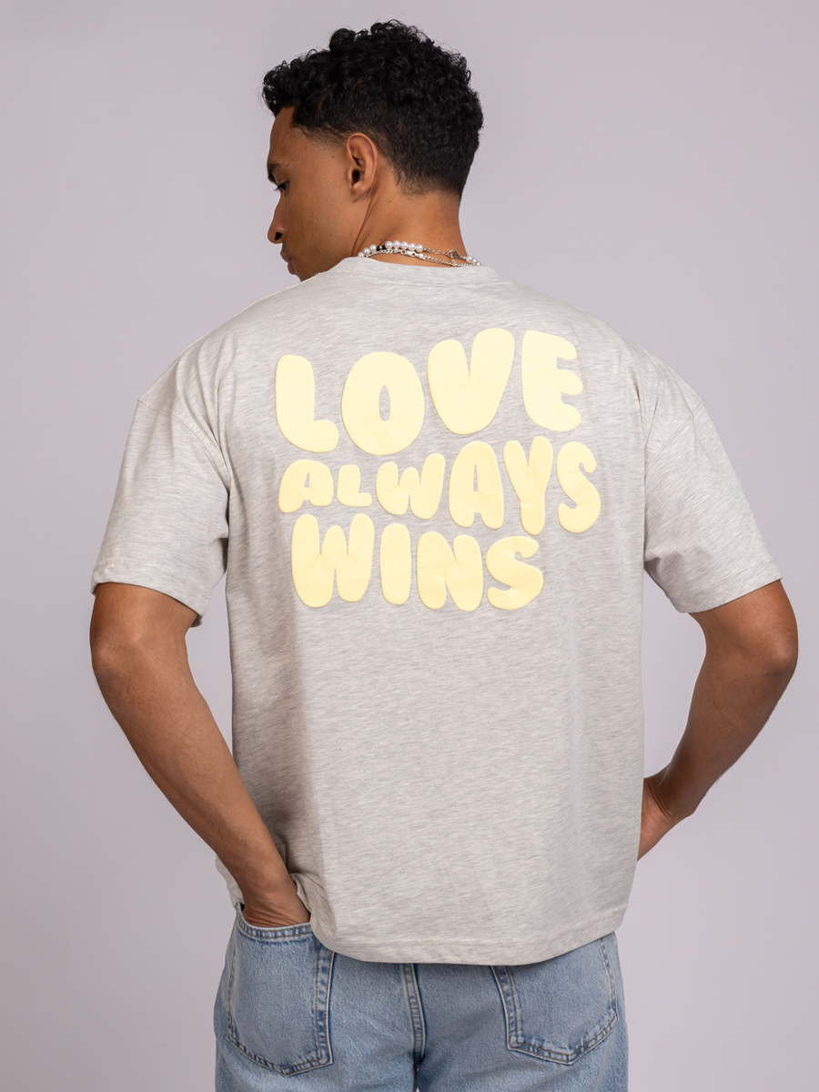 Love wins grey butter yellow