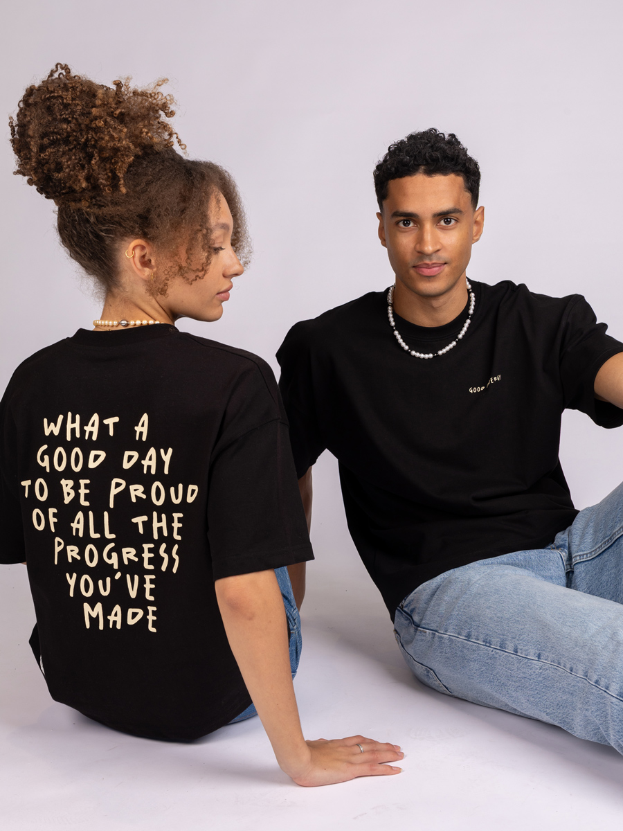 Shirt Proud Black cream