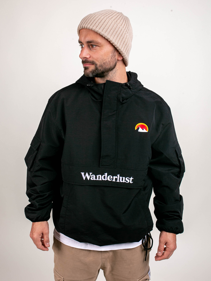 Wanderlust Windbreaker Black