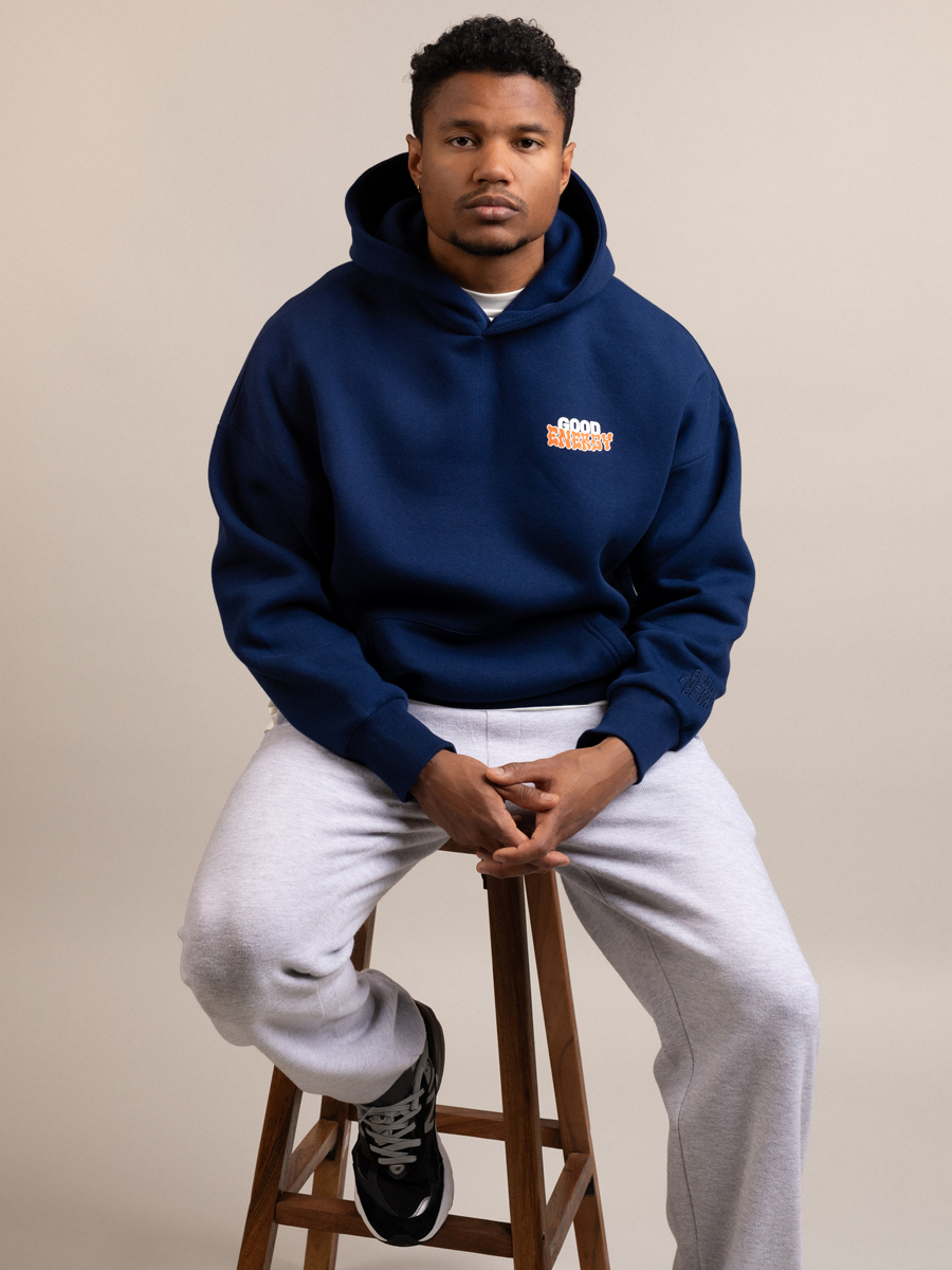 Graffiti Hoodie blue