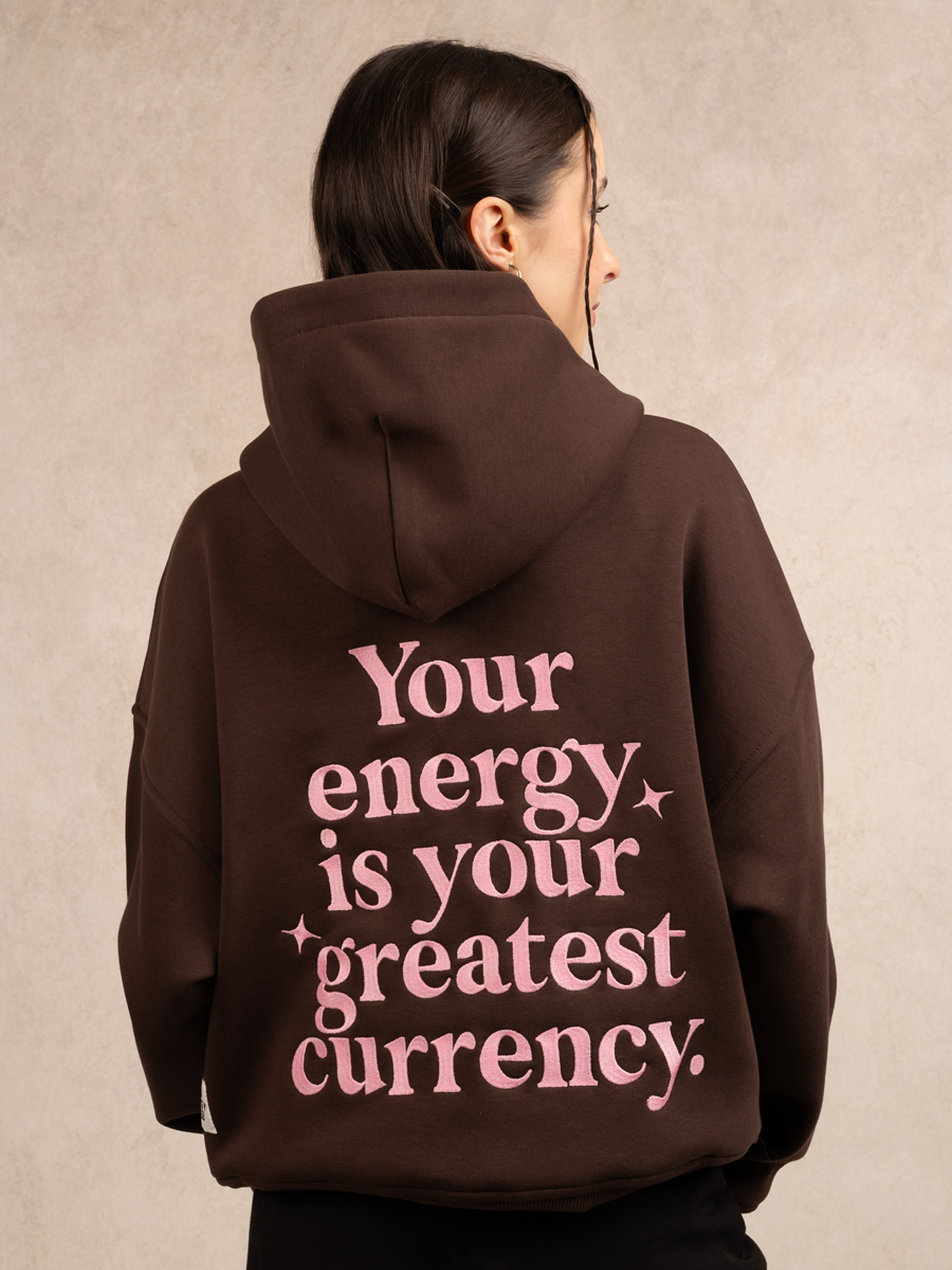 Currency Hoodie brown