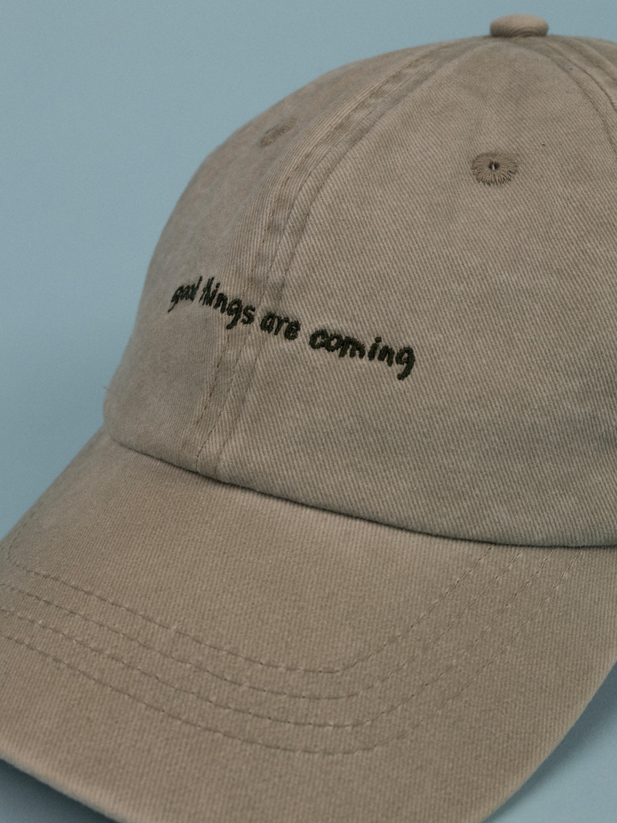 Cap - Good things - washed green