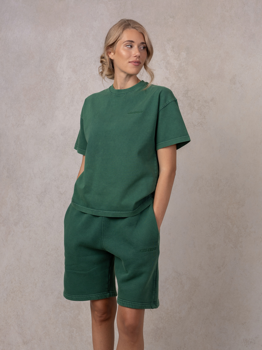 GES Short washed green