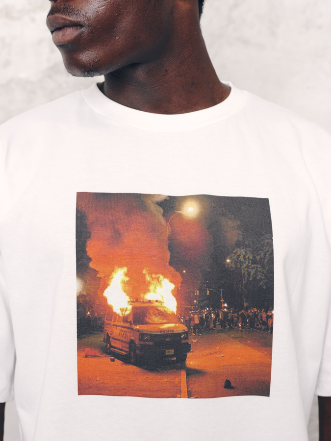 Streetclub FIRE Shirt White