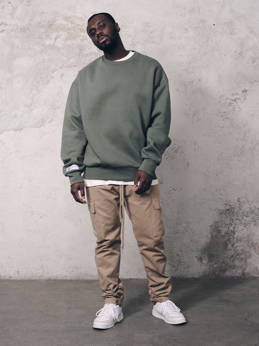Streetclub Olive Pullover