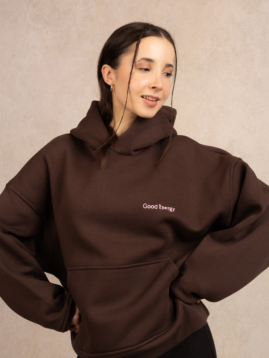 Currency Hoodie brown